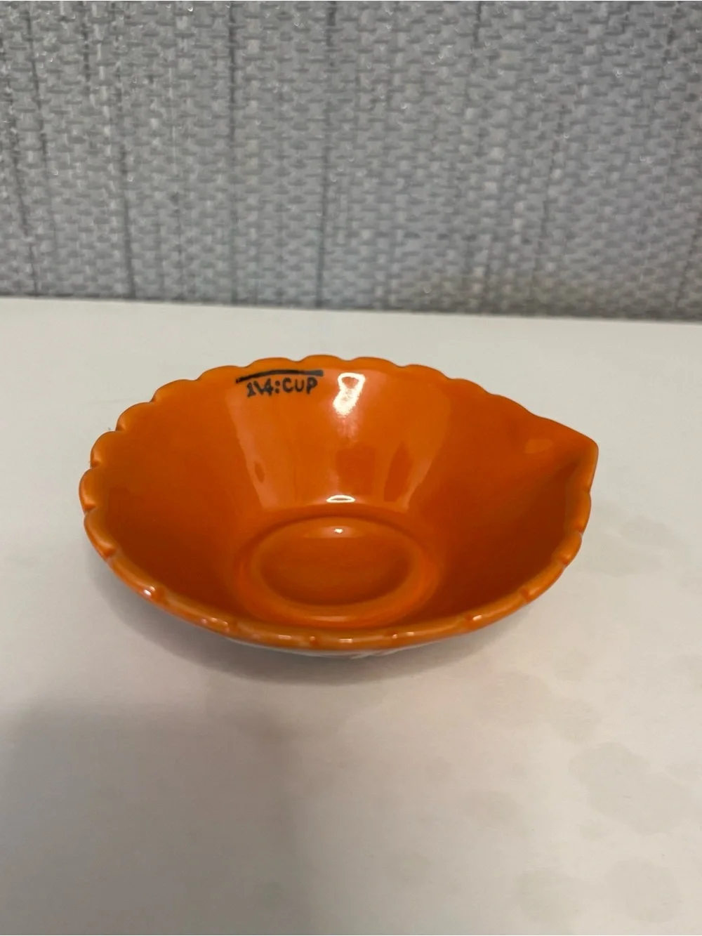 Vintage Pier 1 Ceramic Turtle Nesting Measuring Cups Set of 5 Baking Cooking